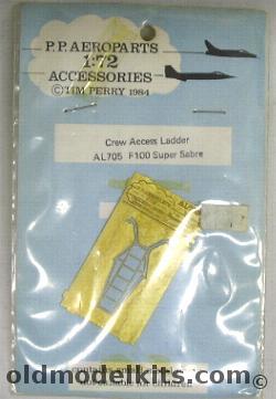 PP Aeroparts 1/72 F-100 Super Sabre Crew Access Ladder, AL705 plastic model kit